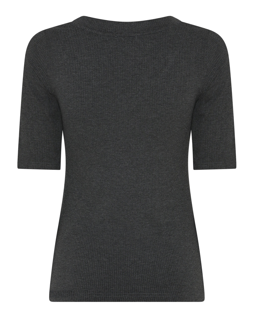 LA ROUGE ApS NOOS - Lisa S/S T-shirt Short Sleeve Dark Grey Melange