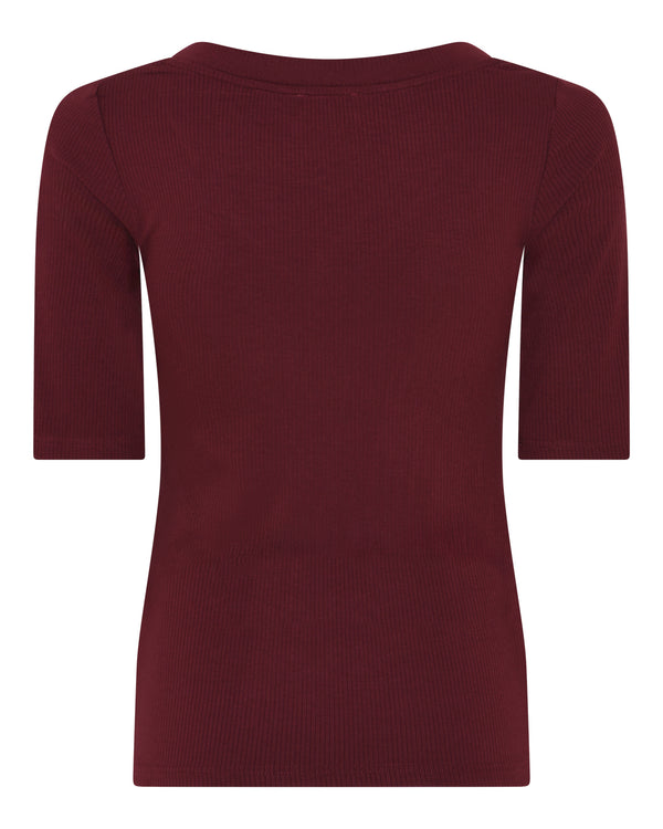 LA ROUGE ApS NOOS - Lisa S/S T-shirt Short Sleeve Wine