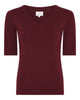 LA ROUGE ApS NOOS - Lisa S/S T-shirt Short Sleeve Wine