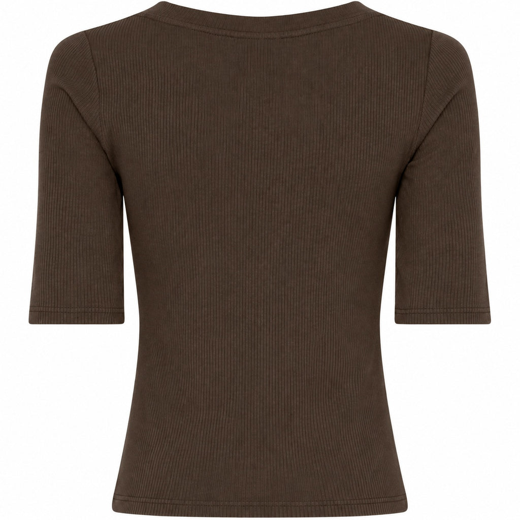 LA ROUGE ApS NOOS - Lisa S/S T-shirt T-shirt Dark Brown