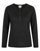 LA ROUGE ApS NOOS - Lise L/S Granddad Long Sleeve Black