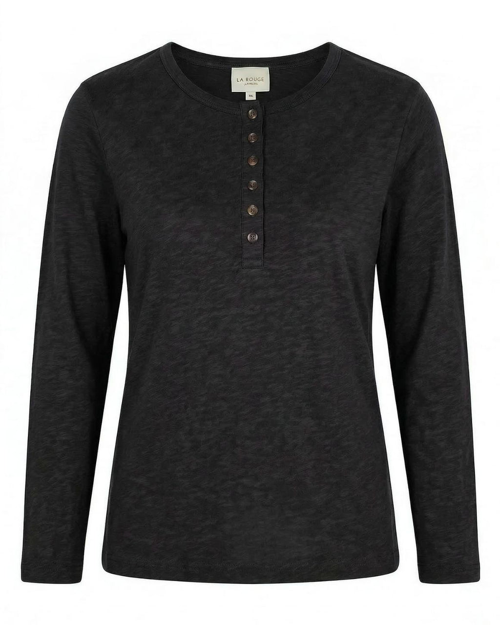 LA ROUGE ApS NOOS - Lise L/S Granddad Long Sleeve Black
