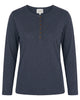 LA ROUGE ApS NOOS - Lise L/S Granddad Long Sleeve Navy