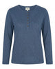 LA ROUGE ApS NOOS - Lise L/S Granddad Long Sleeve Navy