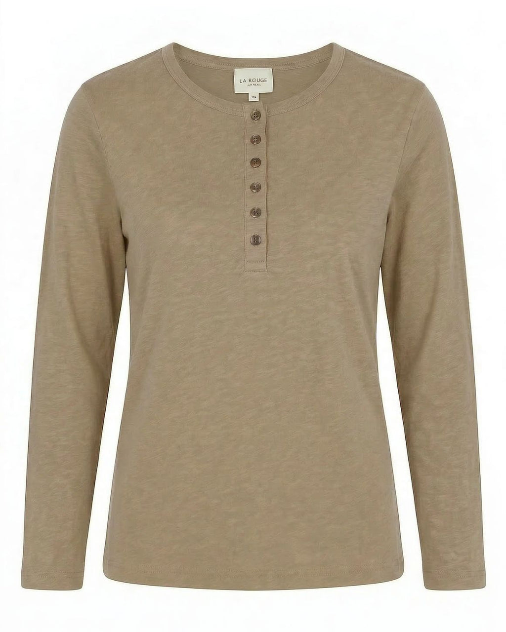LA ROUGE ApS NOOS - Lise L/S Granddad Long Sleeve Sand
