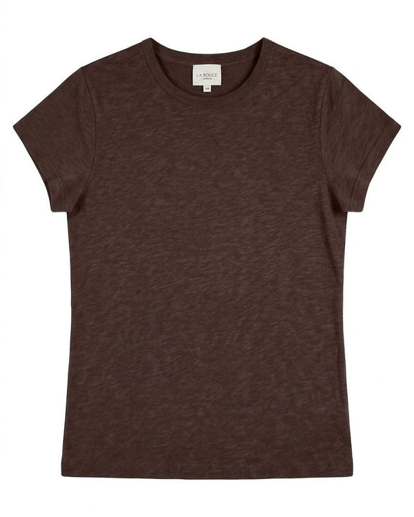 LA ROUGE ApS NOOS - Lise S/S T-shirt T-shirt Dark Brown