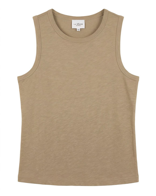 LA ROUGE ApS NOOS - Lise Singlet Tank Top Sand