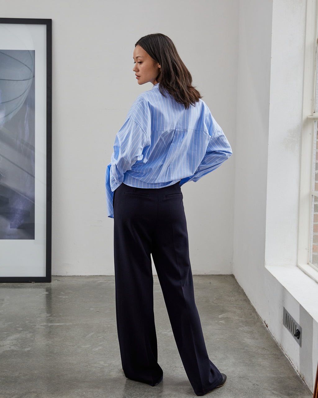 LA ROUGE ApS NOOS - Nelly Shirt Striped Shirt Blue stripe