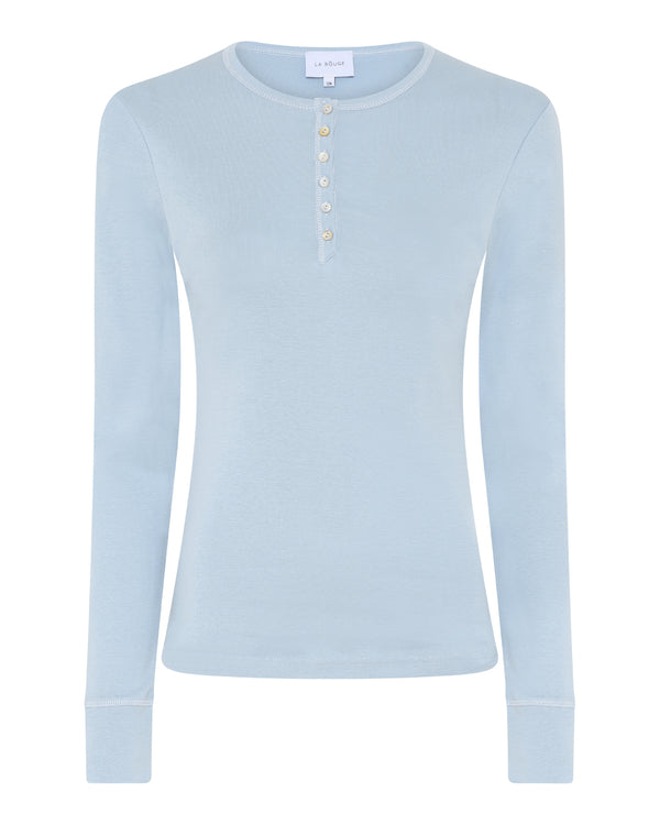 LA ROUGE ApS NOOS - Rose L/S Blouse Blouse Light Blue