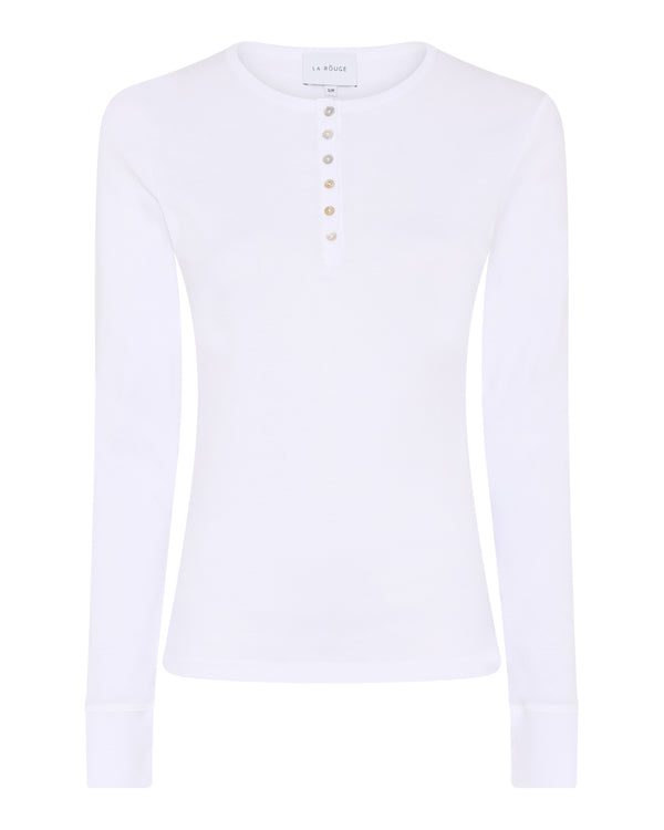 LA ROUGE ApS NOOS - Rose L/S Blouse Blouse White