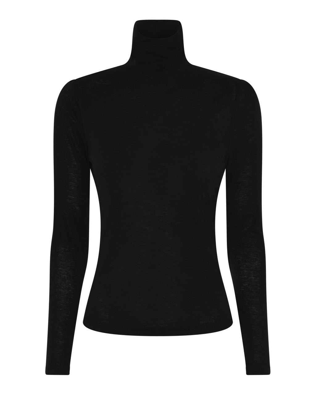 LA ROUGE ApS NOOS - Sille Wool Rollerneck Rollerneck Black