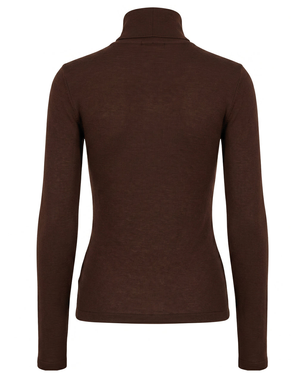 LA ROUGE ApS NOOS - Sille Wool Rollerneck Rollerneck Dark Brown