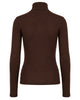 LA ROUGE ApS NOOS - Sille Wool Rollerneck Rollerneck Dark Brown