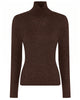 LA ROUGE ApS NOOS - Sille Wool Rollerneck Rollerneck Dark Brown