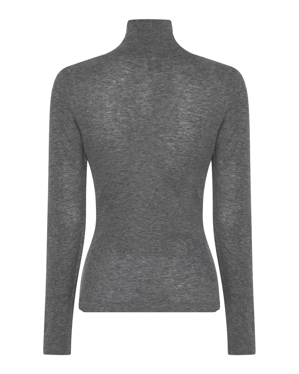 LA ROUGE ApS NOOS - Sille Wool Rollerneck Rollerneck Dark Grey Melange
