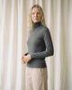 LA ROUGE ApS NOOS - Sille Wool Rollerneck Rollerneck Dark Grey Melange