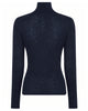 LA ROUGE ApS NOOS - Sille Wool Rollerneck Rollerneck Navy