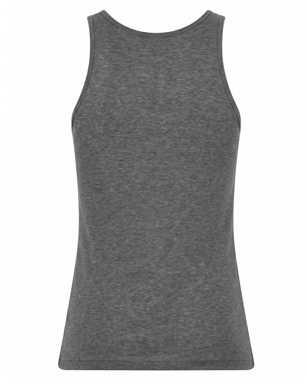 LA ROUGE ApS NOOS - Sille Wool Singlet Singlet top Dark Grey Melange