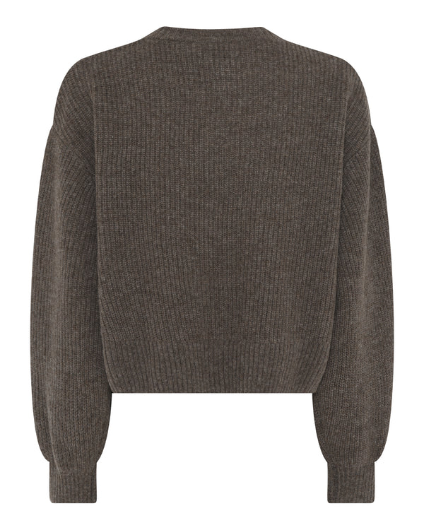 LA ROUGE ApS NOOS - Sisse Cardigan Cardigan Brown Melange