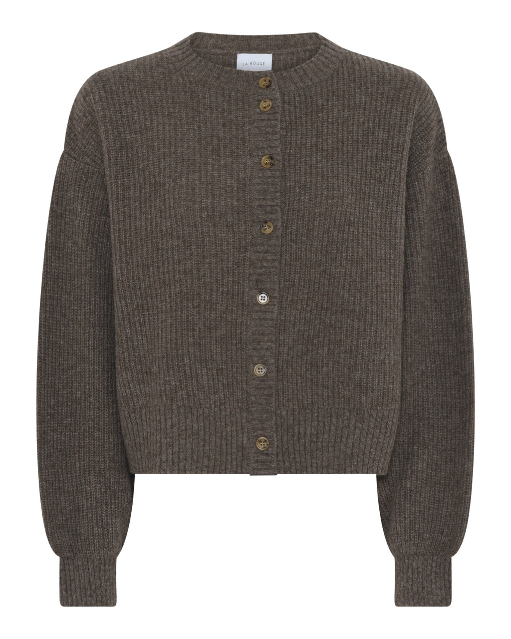 LA ROUGE ApS NOOS - Sisse Cardigan Cardigan Brown melange