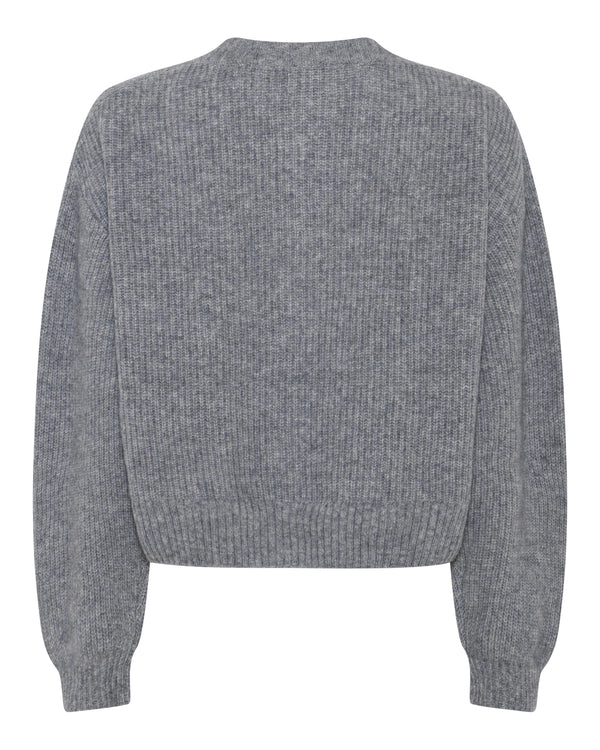 LA ROUGE ApS NOOS - Sisse Cardigan Cardigan Grey Melange