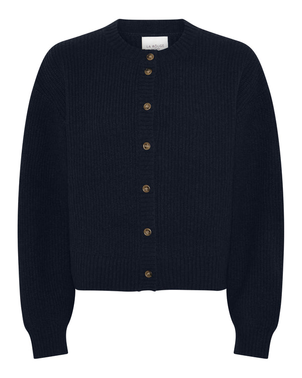LA ROUGE ApS NOOS - Sisse Cardigan Cardigan Navy Melange