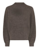 LA ROUGE ApS NOOS - Sisse Knit Knit Brown Melange