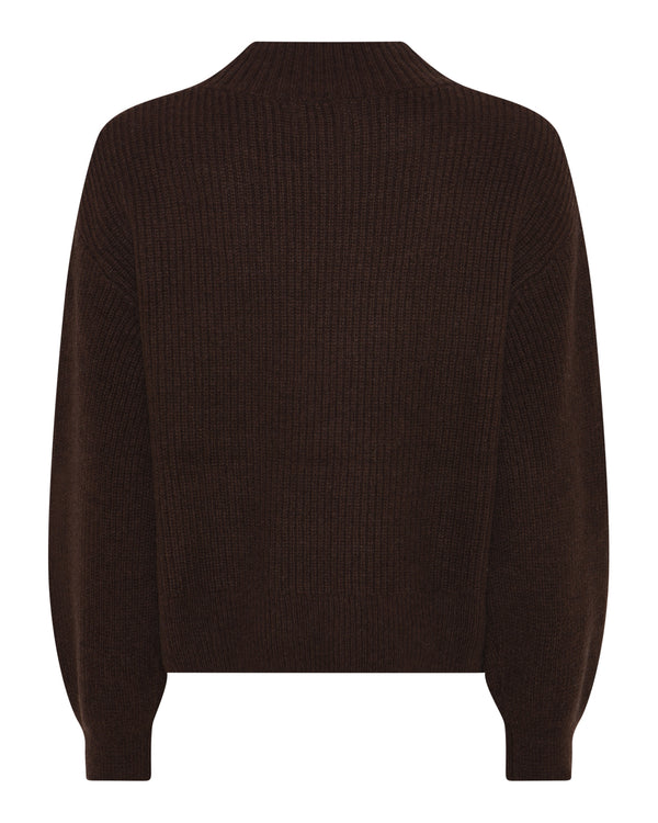 LA ROUGE ApS NOOS - Sisse Knit Knit Dark Brown
