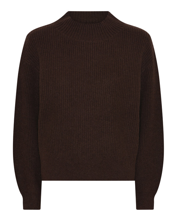 LA ROUGE ApS NOOS - Sisse Knit Knit Dark Brown