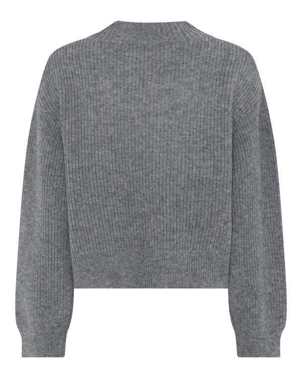 LA ROUGE ApS NOOS - Sisse Knit Knit Grey Melange