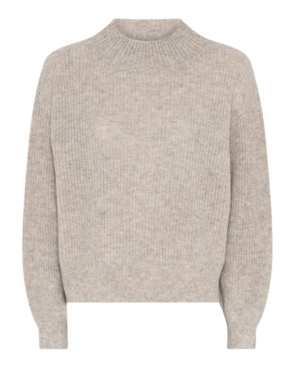 LA ROUGE ApS NOOS - Sisse Knit Knit Sand Melange