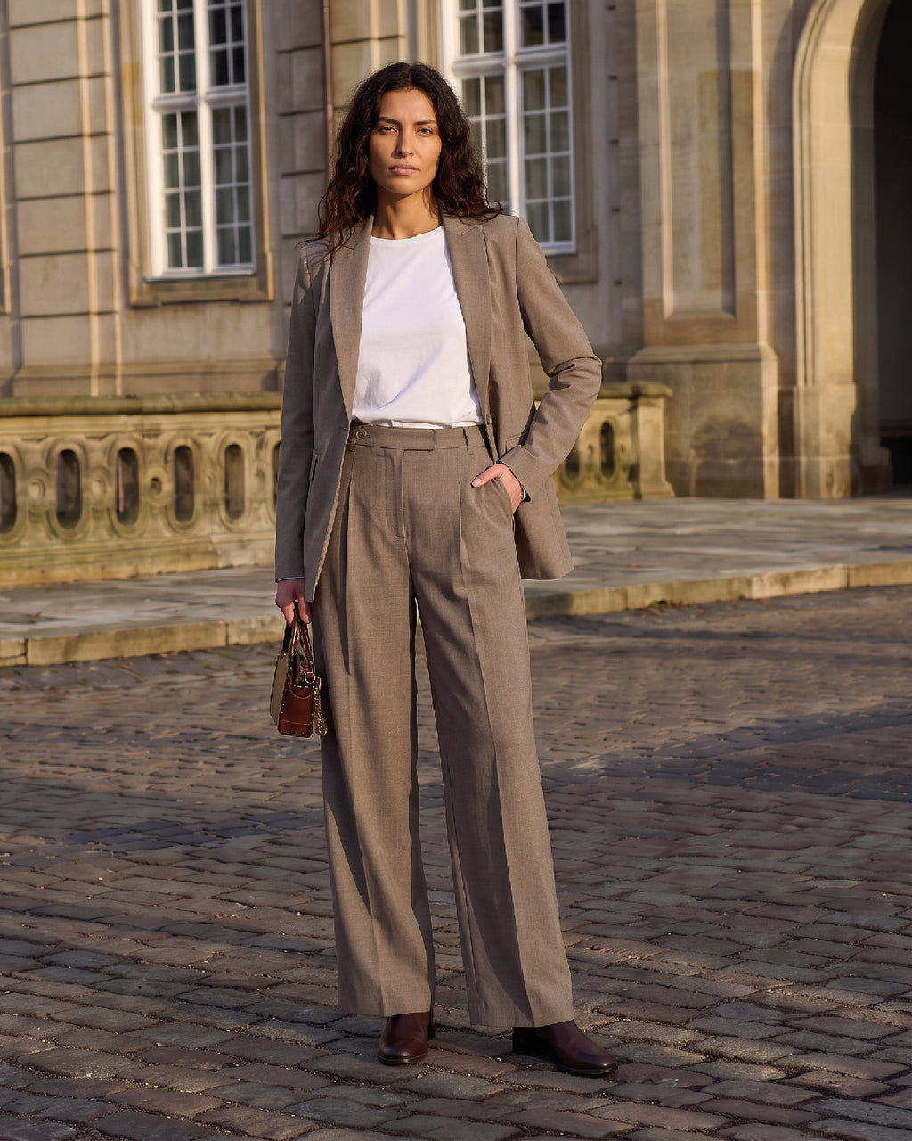 LA ROUGE ApS NOOS - Trine Blazer Blazer Greige