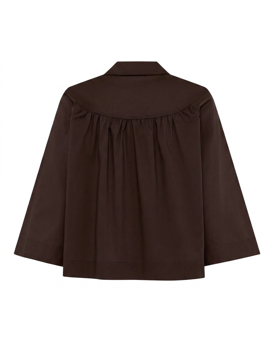 LA ROUGE ApS NOOS - Vilma Shirt Shirt Dark Brown
