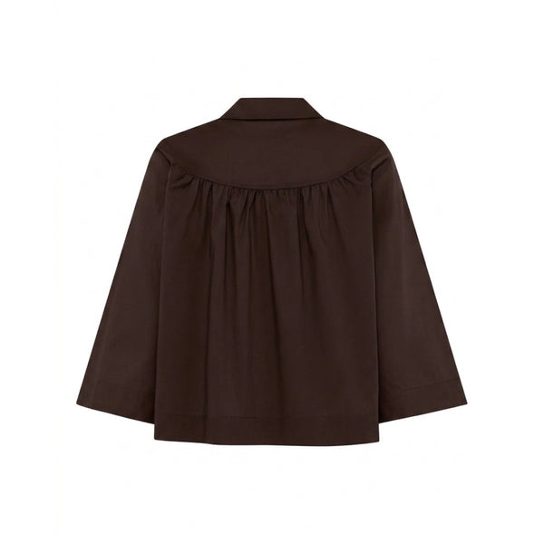 LA ROUGE ApS NOOS - Vilma Shirt Shirt Dark Brown