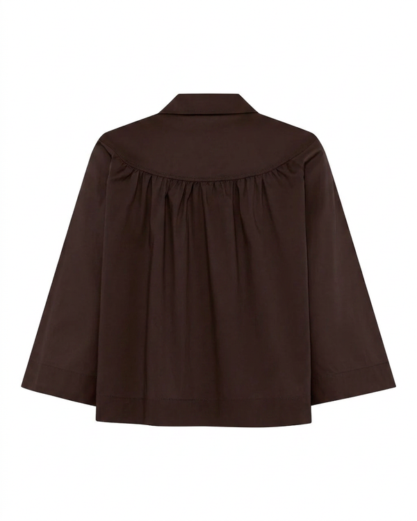 LA ROUGE ApS NOOS - Vilma Shirt Shirt Dark Brown