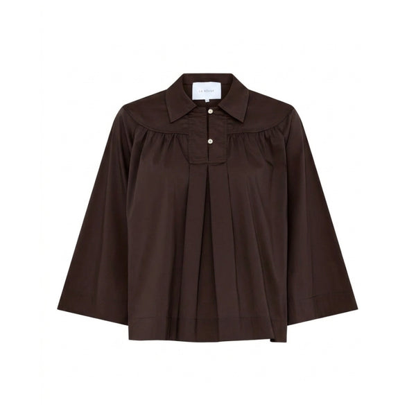 LA ROUGE ApS NOOS - Vilma Shirt Shirt Dark Brown