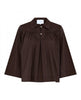 LA ROUGE ApS NOOS - Vilma Shirt Shirt Dark Brown