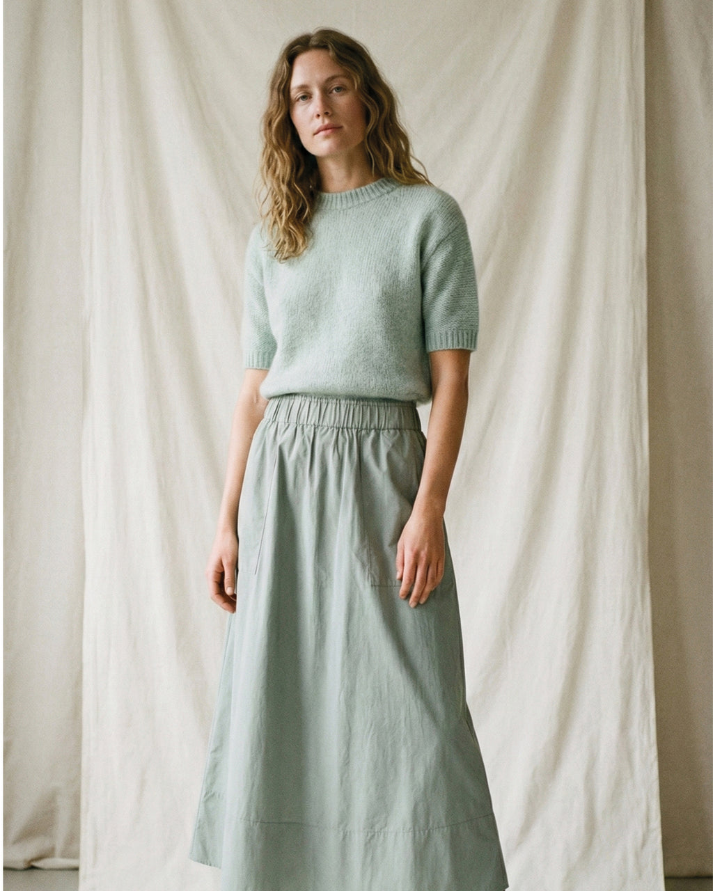 LA ROUGE ApS NOOS - Vilma Skirt Skirt Faded Green