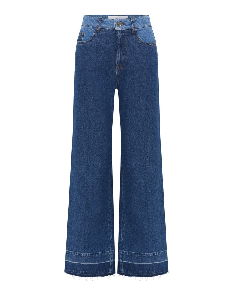 LA ROUGE ApS Norah Pants Pants Denim Stone Wash