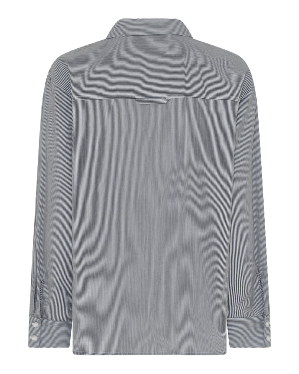 LA ROUGE ApS Petra Shirt Shirt Black/White Stripe