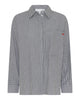 LA ROUGE ApS Petra Shirt Shirt Black/White Stripe