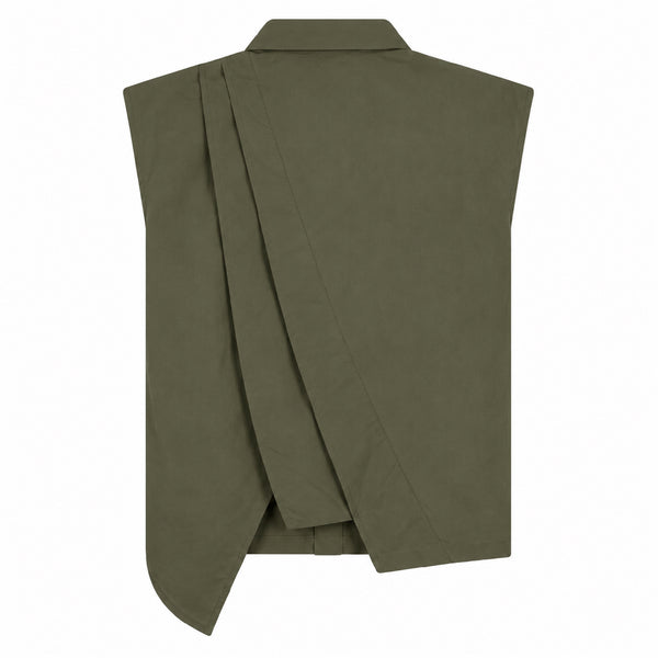 LA ROUGE ApS Pia Blouse Blouse Army Green