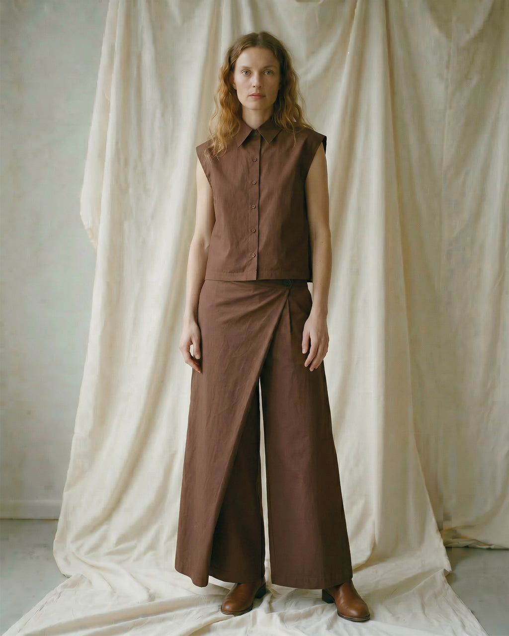 LA ROUGE ApS Pia Blouse Blouse Dark Brown