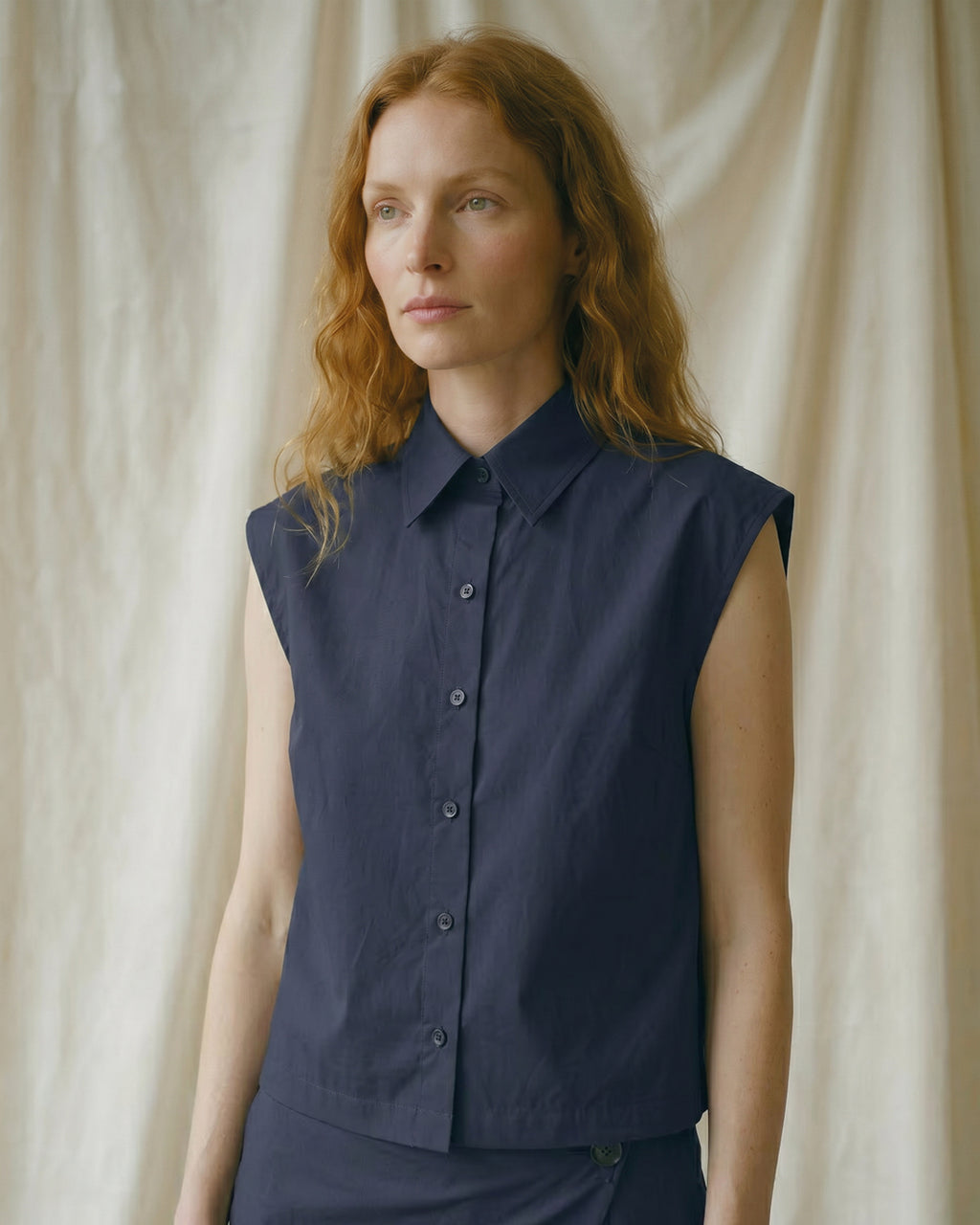 LA ROUGE ApS Pia Blouse Blouse Navy