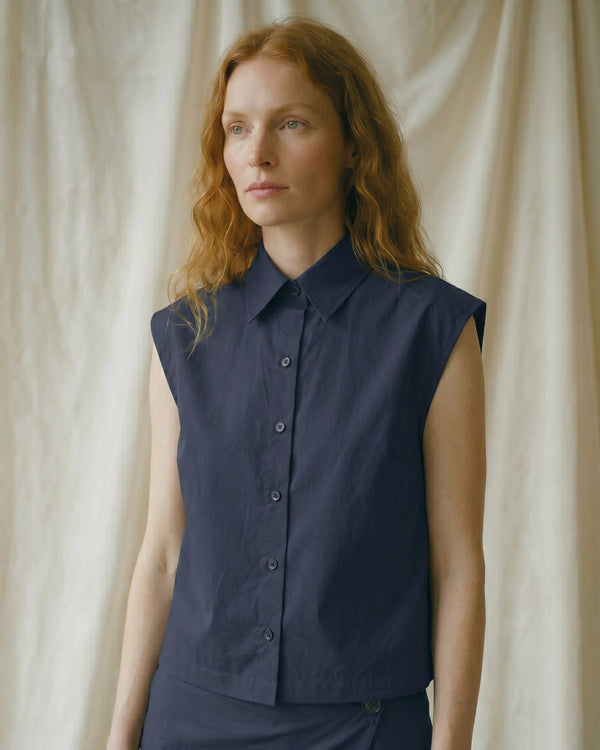 LA ROUGE ApS Pia Blouse Blouse Navy