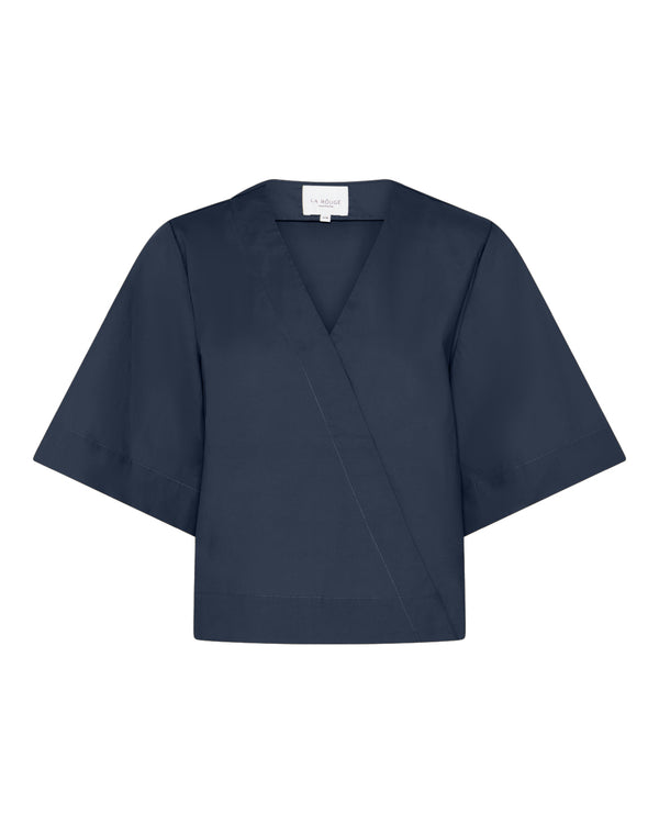 LA ROUGE ApS Pia Blouse S/S Blouse Navy