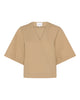 LA ROUGE ApS Pia Blouse S/S Blouse Sand