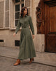 LA ROUGE ApS Pia Dress Dress Army Green