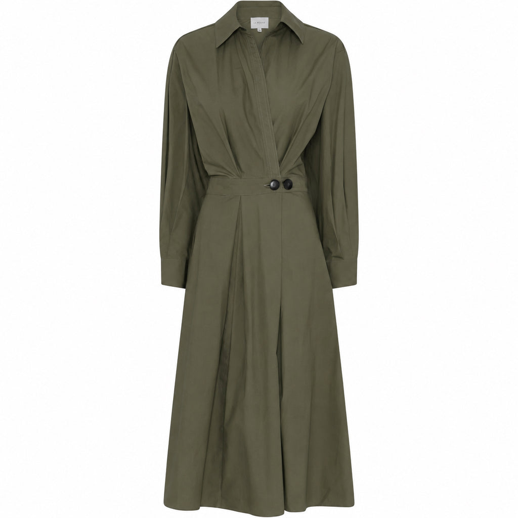 LA ROUGE ApS Pia Dress Dress Army Green