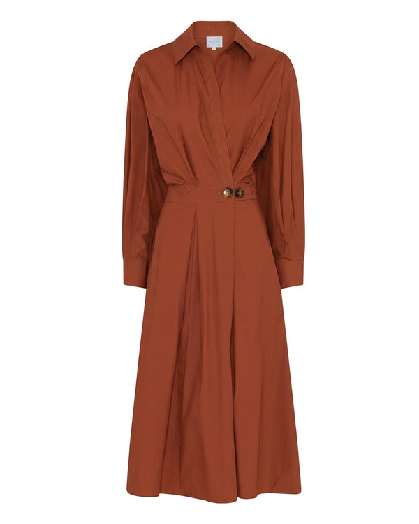 LA ROUGE ApS Pia Dress Dress Terracotta